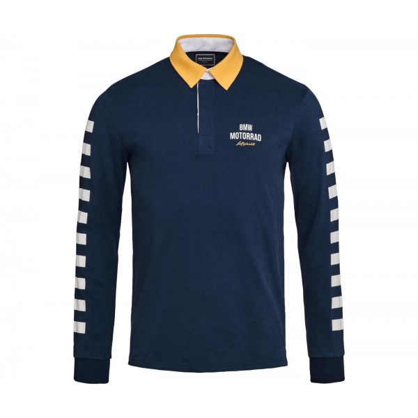 BMW Motorrad Μακρυμάνικη Μπλούζα Polo Berlin Built Rugby Unisex Navy ΕΝΔΥΣΗ